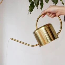 Kikkerland Vintage Gieter - Plantengieter Voor Binnen - Goud - 1,2L - Retro - Metaal -Tuin- En Buitenwinkels 1200x1200 1139