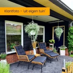 BUITEN Living Dex Wicker Loungestoel Tuin | Wicker + Aluminium | Bamboe Antraciet -Tuin- En Buitenwinkels 1200x1200 119