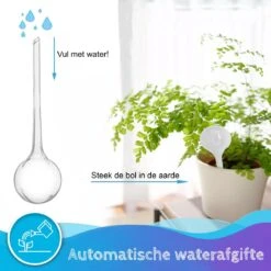 Summer Spark Waterdruppelaar Voor Planten 6 Stuks Transparant – 27 CM X 8 CM – 250 ML – Automatisch Watergeefsysteem Voor Kamerplanten – Planten Watergever Met Druppelsysteem – Waterbol -Tuin- En Buitenwinkels 1200x1200 1205