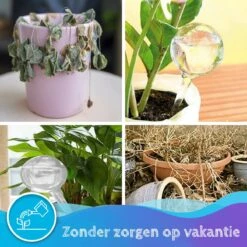 Summer Spark Waterdruppelaar Voor Planten 6 Stuks Transparant – 27 CM X 8 CM – 250 ML – Automatisch Watergeefsysteem Voor Kamerplanten – Planten Watergever Met Druppelsysteem – Waterbol -Tuin- En Buitenwinkels 1200x1200 1206
