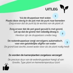 HGMD Waterdruppelaar Set Van 8 Stuks Voor Planten Transparant - Groen - Waterdruppelaar Voor Kamerplanten – Waterbol - Waterdruppelaar Voor Planten - Watergeefsysteem -Tuin- En Buitenwinkels 1200x1200 1216