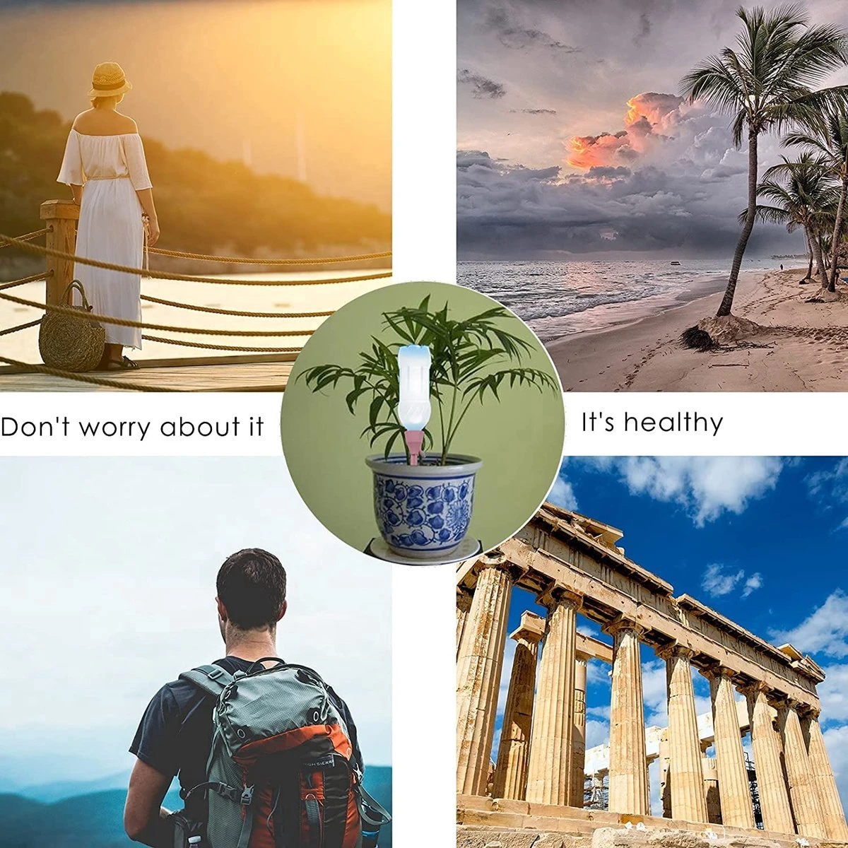 BOTC Waterdruppelaar Set Van 6 Stuks Voor Planten - Watergeefsysteem 10 BOTC Waterdruppelaar Set Van 6 Stuks Voor Planten - Watergeefsysteem - Afbeelding 8