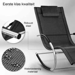 Sens Design Zonnebed - Ligbed - Weerbestendig - Zwart -Tuin- En Buitenwinkels 1200x1200 162