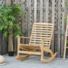 Outsunny Tuin Schommelstoel, Relaxstoel, Tuinstoel, Bamboe Multiplex Naturel 84A-171 -Tuin- En Buitenwinkels 1200x1200 164