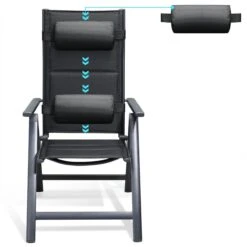 Casaria Tuinstoel Aluminium - 2 Stuks Inklapbaar - Antraciet 21 Casaria Tuinstoel Aluminium - 2 Stuks Inklapbaar - Antraciet -Tuin- En Buitenwinkels 1200x1200 170