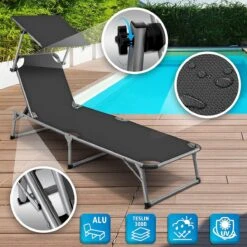 Sens Design Zonnebed - Ligbed Inklapbaar Met Zonneklep - Grijs 12 Sens Design Zonnebed - Ligbed Inklapbaar Met Zonneklep - Grijs -Tuin- En Buitenwinkels 1200x1200 196