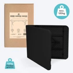 LifeGoods Klaptafel - Inklapbaar - 70x180cm - Verstelbare Vouwtafel - Weerbestendig - Zwart -Tuin- En Buitenwinkels 1200x1200 20