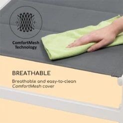 Blumfeldt Renazzo Lounge Ligstoel - Ligbed Voor De Tuin - Aluminium Tuinstoel - 6 Standen - Waterafstotend - Bekleding Van 70 % Pvc En 30 % Polyetheen - Grijs -Tuin- En Buitenwinkels 1200x1200 201