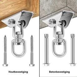 Luxe Ophangsysteem - 180° Schommelen, 360° Roteerbaar - Plafondhaak - Ophanghaak - Hangstoel Buiten - Hangstoel Binnen – Schommelstoel - Schommel - Bokszakken - RVS - Nederlandse Handleiding - 17 Luxe Ophangsysteem - 180° Schommelen, 360° Roteerbaar - Plafondhaak - Ophanghaak - Hangstoel Buiten - Hangstoel Binnen – Schommelstoel - Schommel - Bokszakken - RVS - Nederlandse Handleiding - -Tuin- En Buitenwinkels 1200x1200 221