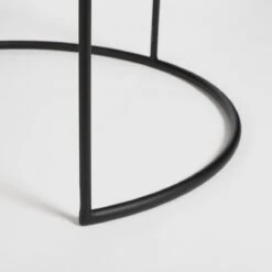 Mica Decorations Leandro Bijzettafel - Set Van 2 - H45 X Ø45 Cm - Zwart -Tuin- En Buitenwinkels 1200x1200 293