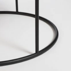 Mica Decorations Leandro Bijzettafel - Set Van 2 - H45 X Ø45 Cm - Zwart -Tuin- En Buitenwinkels 1200x1200 294