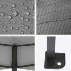 LifeGoods Partytent - 3x4.5 M - Zijwanden - Easy Up - Opvouwbaar - Waterdicht - Draagtas Met Wieltjes - Donkergrijs 18 LifeGoods Partytent - 3x4.5 M - Zijwanden - Easy Up - Opvouwbaar - Waterdicht - Draagtas Met Wieltjes - Donkergrijs -Tuin- En Buitenwinkels 1200x1200 31