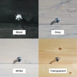 GoudmetHout Inklapbare Balkontafel - Balkonbar - Balkon Tafel - 99 Cm - Hout - Transparant Wash - Reling Smal -Tuin- En Buitenwinkels 1200x1200 347