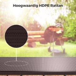 LifeGoods Klaptafel - Inklapbaar - 180 Cm - 6 Tot 8 Personen - Bruin -Tuin- En Buitenwinkels 1200x1200 378