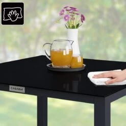 Casaria – Tuintafel – Aluminium – 90x90x75cm –Antraciet -Tuin- En Buitenwinkels 1200x1200 386
