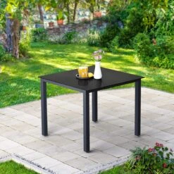 Casaria – Tuintafel – Aluminium – 90x90x75cm –Antraciet -Tuin- En Buitenwinkels 1200x1200 387
