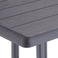 Relaxdays Tuintafel Vierkant - Buitentafel - Kleine Eettafel Tuin - Balkontafel Kunststof -Tuin- En Buitenwinkels 1200x1200 400