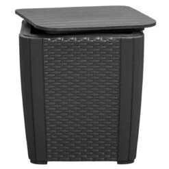 ALLIBERT Keter Luzon Opbergtafel - 39x39x43cm - Donkergrijs -Tuin- En Buitenwinkels 1200x1200 409