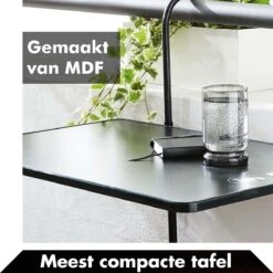 Balkontafel Inklapbaar – Zwart – 60 X 60 X 70 Cm – Hout Balkontafeltje Hangend Balkonbar Balkontafels Opklapbaar Hangtafel Balcony Table – Ophangbaar Voor Aan Het Balkon – Vouwtafel Wandtafel Inklapbare Tafel – Bijzettafel – Buiten Tafeltje Klaptafel -Tuin- En Buitenwinkels 1200x1200 432