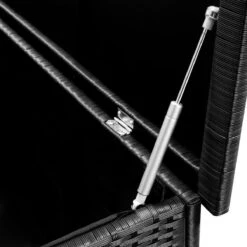 Casaria Wicker Opbergbox - Waterdicht 121,5cm Met Wielen - Grijs -Tuin- En Buitenwinkels 1200x1200 475