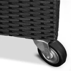 Casaria Wicker Opbergbox - Waterdicht 121,5cm Met Wielen - Grijs -Tuin- En Buitenwinkels 1200x1200 478