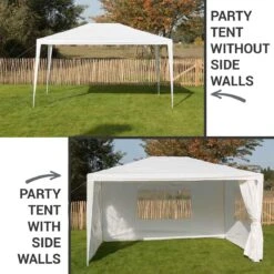MaxxGarden Partytent - Paviljoen - 3x4m - Incl. Zijwanden - Waterdicht - Wit -Tuin- En Buitenwinkels 1200x1200 489