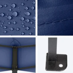 LifeGoods Partytent - 3x4.5 M - Easy Up - Opvouwbaar - Waterdicht - Draagtas Met Wieltjes - Donkerblauw 15 LifeGoods Partytent - 3x4.5 M - Easy Up - Opvouwbaar - Waterdicht - Draagtas Met Wieltjes - Donkerblauw -Tuin- En Buitenwinkels 1200x1200 539