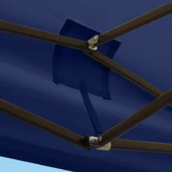 LifeGoods Partytent - 3x3 M - Zijwanden - Easy Up - Opvouwbaar - Waterdicht - Draagtas Met Wieltjes - Donkerblauw -Tuin- En Buitenwinkels 1200x1200 566