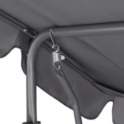 Merkloos Casaria Hollywood Schommel - Antraciet - Incl. Zonnekap -Tuin- En Buitenwinkels 1200x1200 57