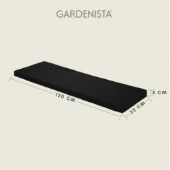 Gardenista Tuinbank Kussen - Bank Meubilair Buiten 2-zitter ZitKussen - Bankkussen Voor Tuin - Zitkussen Voor Tuinbank - Zachte En Lichtgewicht Waterbestendig Materiaal -Tuin- En Buitenwinkels 1200x1200 619