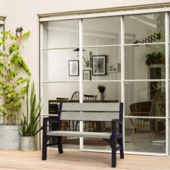 Keter Montero Tuinbank – 2-personen - 120x61x91cm - Grafiet -Tuin- En Buitenwinkels 1200x1200 64