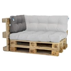 2L Home & Garden Rugkussen Metro Grijs - 60 X 40cm -Tuin- En Buitenwinkels 1200x1200 650