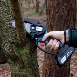 NovarGarden® Mini Kettingzaag NG1 - Met 2x Accu - Takkenzaag - Snoeizaag - Electrisch - Handzaag - Boomzaag - 21V -Tuin- En Buitenwinkels 1200x1200 652