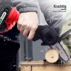 Mardin Mini Kettingzaag - Snoeizaag - Kettingzaag - Kettingzaag Electrisch Met 2 Accu - Inclusief Koffer - 1 Extra Accu - Rood -Tuin- En Buitenwinkels 1200x1200 661