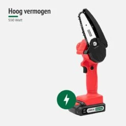 Mardin Mini Kettingzaag - Snoeizaag - Kettingzaag - Kettingzaag Electrisch Met 2 Accu - Inclusief Koffer - 1 Extra Accu - Rood -Tuin- En Buitenwinkels 1200x1200 665