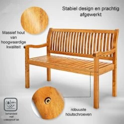 Sens Design Tuinbank - Hout - Weerbestendig -Tuin- En Buitenwinkels 1200x1200 68