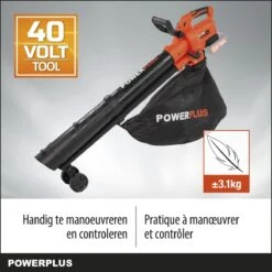 Powerplus Dual Power POWDPG75270 Bladblazer - Bladzuiger En -versnipperaar - Brushless - Blazen - Zuigen - Versnipperen - Excl. Accu En Lader - Incl. Opvangzak 45L -Tuin- En Buitenwinkels 1200x1200 783