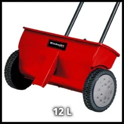 Einhell Strooiwagen GC-SR 12 (12 L - 45 Cm Strooibreedte - Dubbele Duwstang - Kliksluiting Aan Beide Zijden - Verstelhendel - Corrosiebestendige Rol - Behuizing Van Breukvast Kunststof) -Tuin- En Buitenwinkels 1200x1200 896