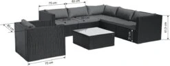 Intimo Garden Levanzo Loungeset – Zwart - 5 Tot 6 Persoons -Tuin- En Buitenwinkels 1200x469