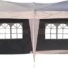 Partytent 3x6m Easy Up - 6 Zijwanden - Grijs