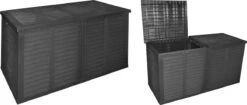 MaxxGarden Kussenbox - Tuin Opbergkist - Opbergbox - 750 L - 155x66x80 Cm - Grijs -Tuin- En Buitenwinkels 1200x510