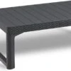 Allibert Lyon Tuintafel - 116x71,5x66/40 Cm - Grafiet -Tuin- En Buitenwinkels 1200x576