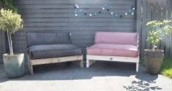 2L Home & Garden Rugkussen Velvet Oud Roze - 120 X 40cm -Tuin- En Buitenwinkels 1200x635