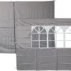 Set Van 2 Zijwanden Grijs Voor Partytenten -Tuin- En Buitenwinkels 1200x670