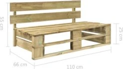 VidaXL Tuinbank Pallet Hout 11 VidaXL Tuinbank Pallet Hout -Tuin- En Buitenwinkels 1200x672