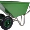 Kruiwagen Met Dubbel Luchtwiel Stal Eco Groen 160 Liter -Tuin- En Buitenwinkels 1200x674
