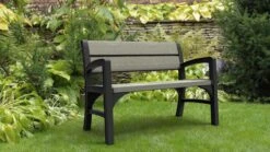 Keter Montero Tuinbank – 2-personen - 120x61x91cm - Grafiet -Tuin- En Buitenwinkels 1200x675