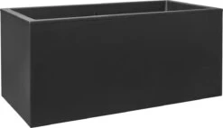 Elho Vivo Next Lang 60 - Bloempot Voor Binnen & Buiten - Ø 59.0 X H 29.2 Cm - Zwart/Living Black -Tuin- En Buitenwinkels 1200x690 2
