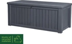 Keter Rockwood Opbergbox - 570L - 155x72.4x64.4cm - Grafiet -Tuin- En Buitenwinkels 1200x738 1