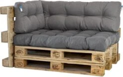 2L Home & Garden Rugkussen Metro Grijs - 60 X 40cm -Tuin- En Buitenwinkels 1200x747